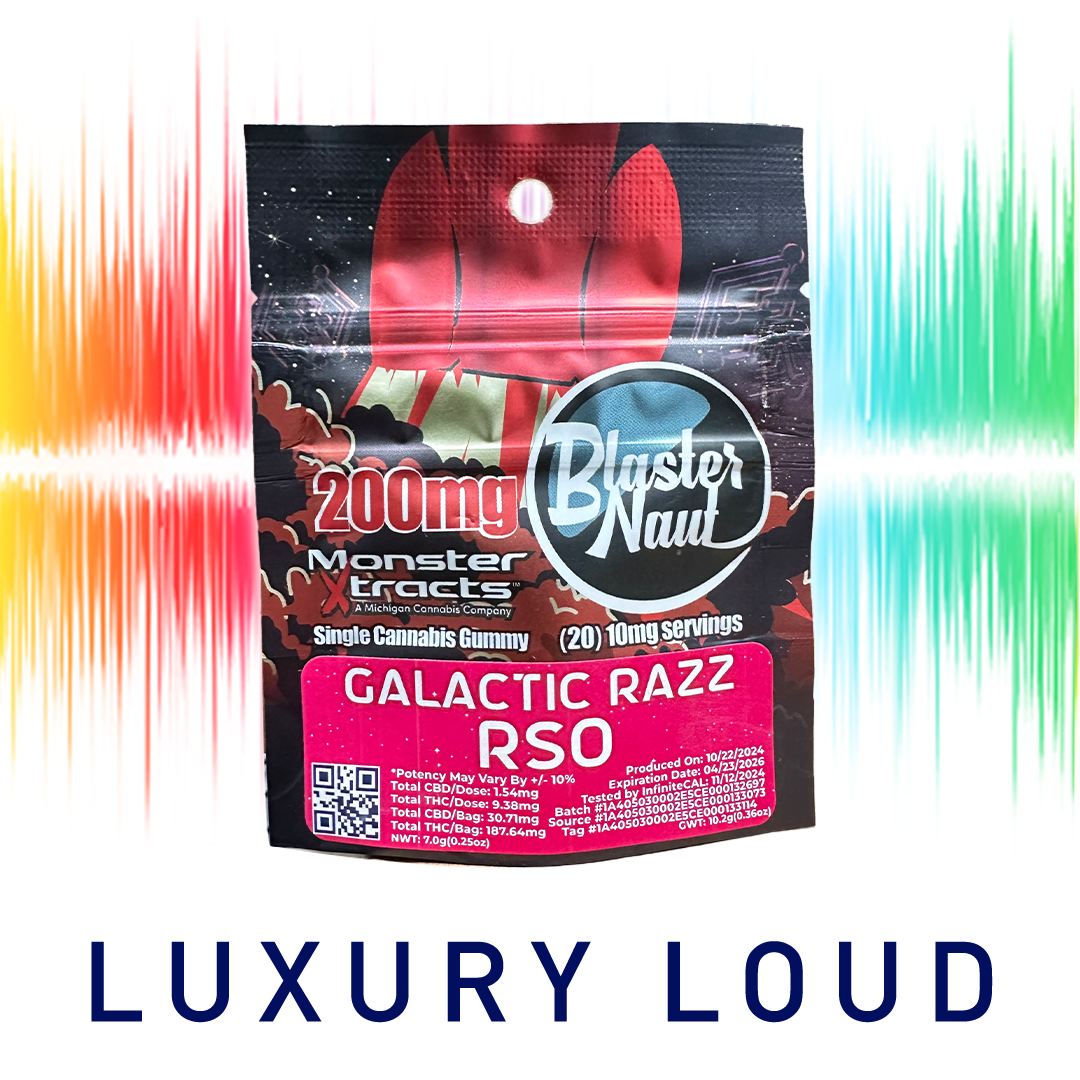 Photograph of product: Blaster Naut RSO Ultra Gummy