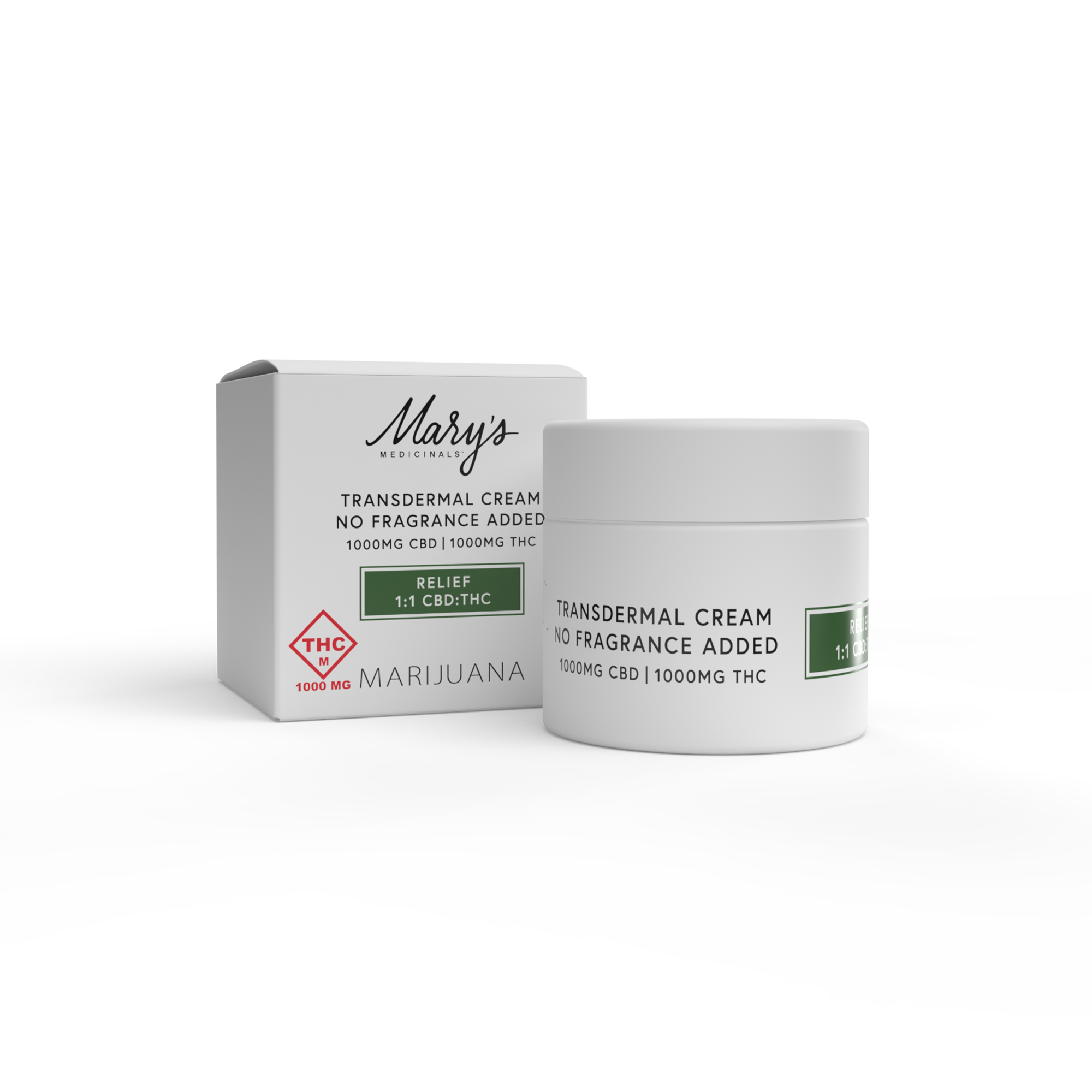 Photograph of product: Transdermal Cream 1:1 Relief Fragrance Free