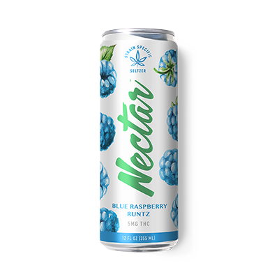 Photograph of product: Blue Raspberry Runtz | Seltzer | 5mg