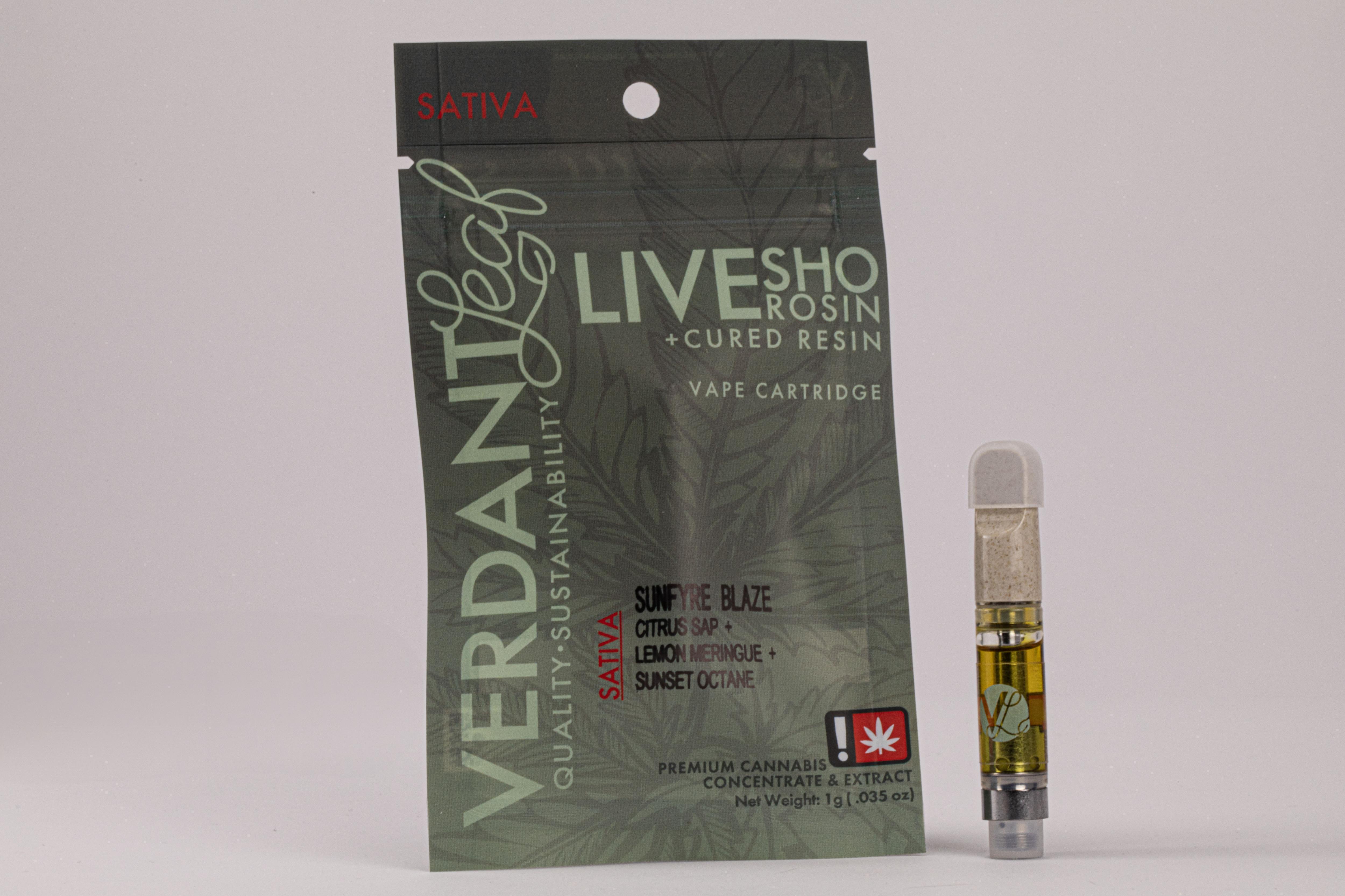 Photograph of product: Verdant Leaf - Sour Waves Live Rosin+ Cartridge (S)