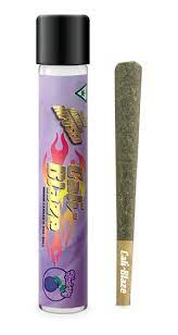 Photograph of product: Cali-Blaze - Liquid Diamond Pre-roll 1.2g - Blueberry - Oui'd