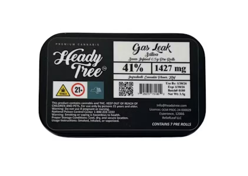 Photograph of Product: Gas Leak | Pre-roll 7pk