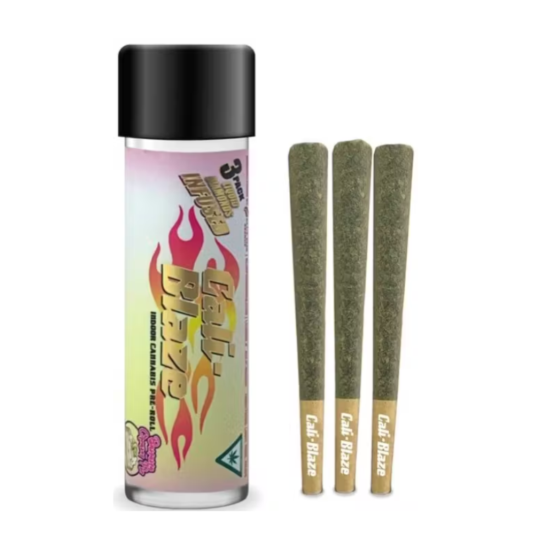Photograph of product: CALI BLAZE | WATERMELON - INFUSED TARANTULA 3PK