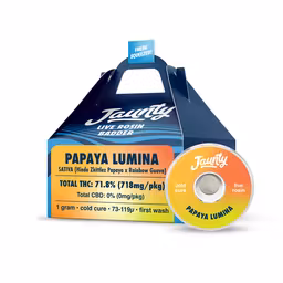 Photograph of product: Jaunty- Papaya Lumnia Live Rosin