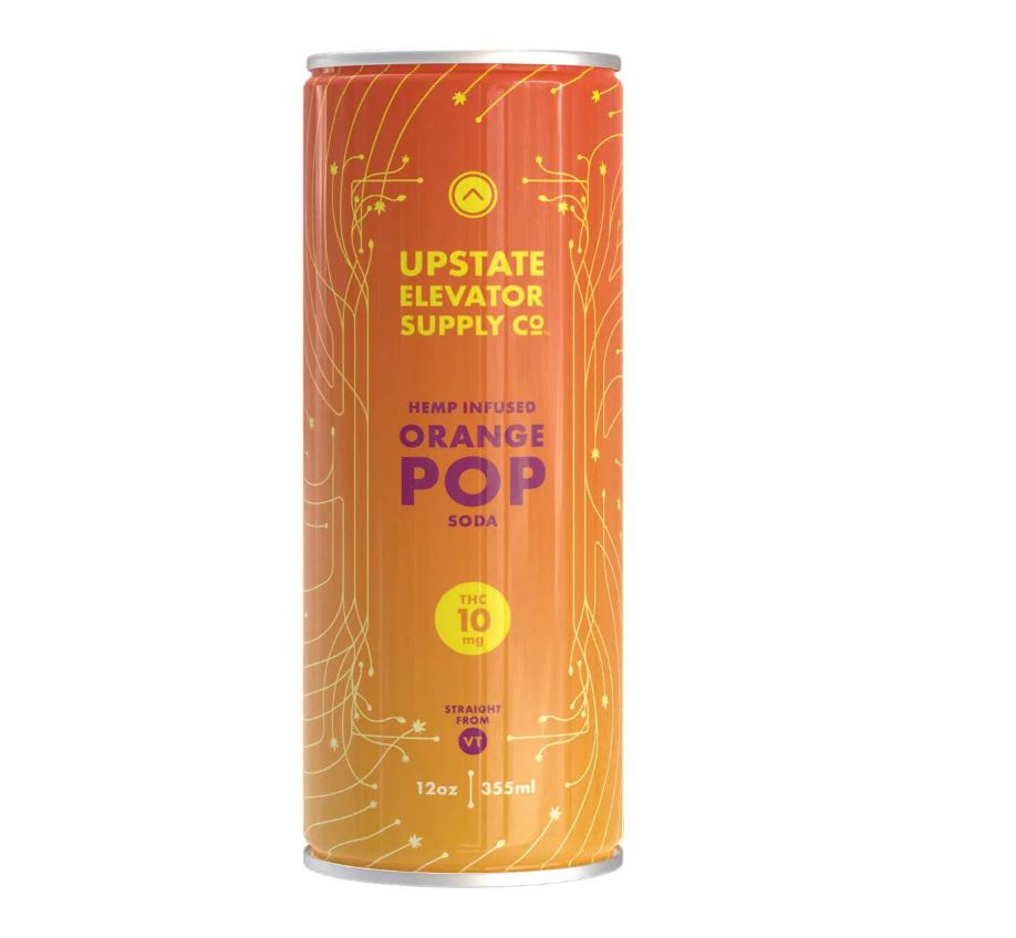 Photograph of product: UESC | Orange Pop Soda TH-oui 10mg | 12oz