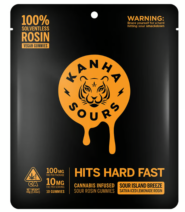 Photograph of product: Sour Island Breeze I 100MG 20PK Edibles (TAX INCLUDED)