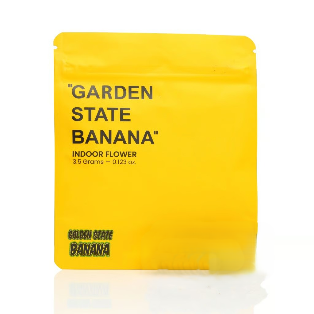Photograph of product: Garden State Banana - Rainbow Fizz Flower - 3.5g