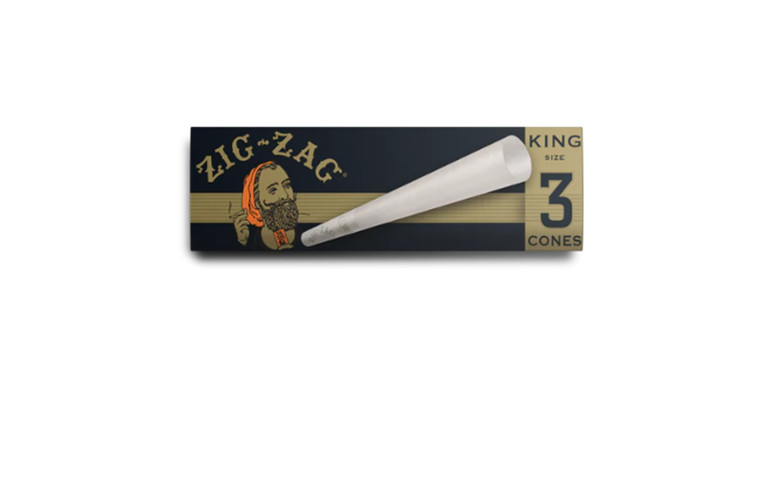 Photograph of product: ZIG ZAG KING SIZE CONES 3CT