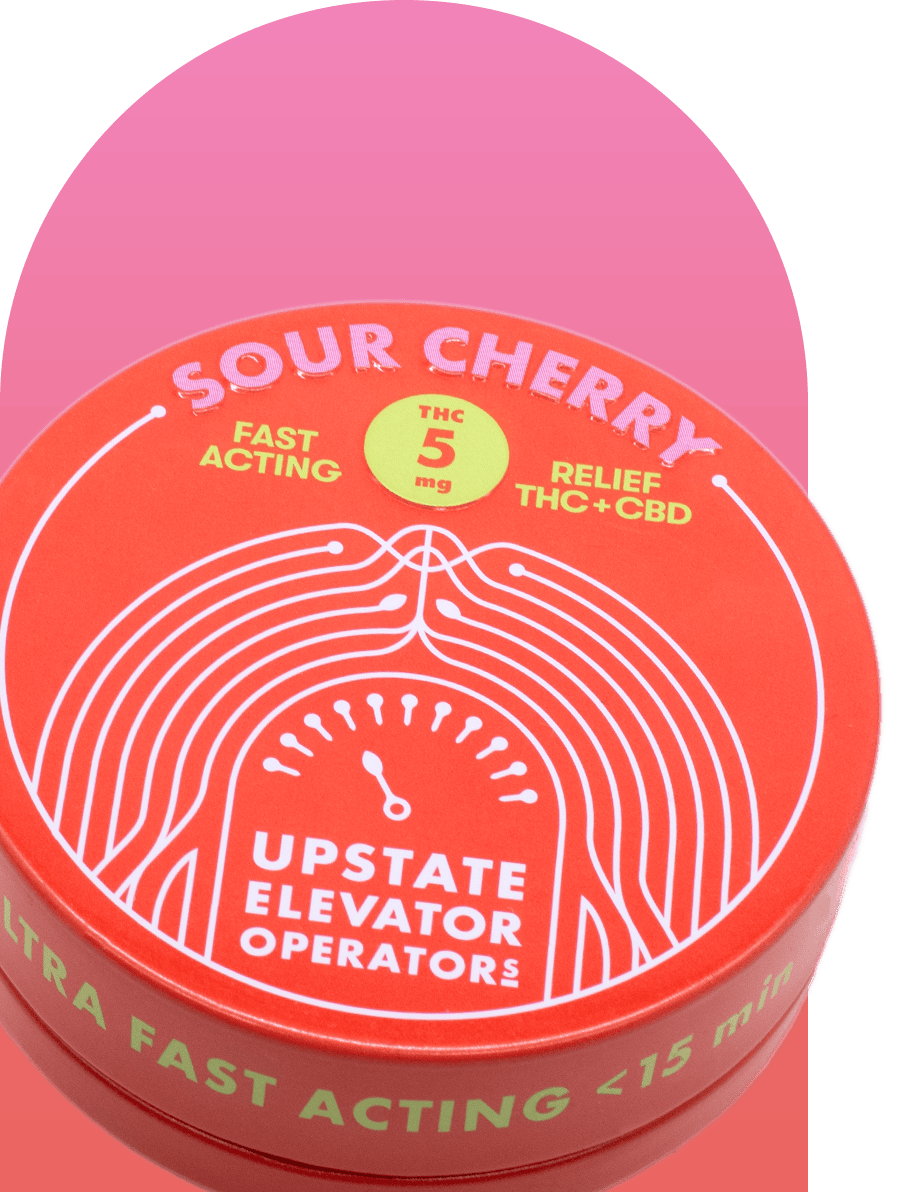 Photograph of product: Sour Cherry Gummies | TH-oui+CBD | Fast-Acting |