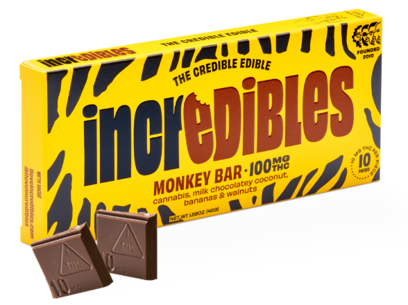 Photograph of product: (61482) 100mg Monkey Chocolate Bar