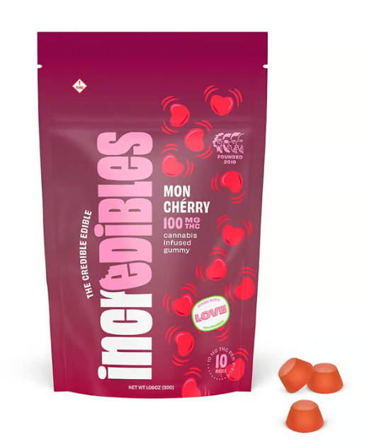 Photograph of product: Mon Cherry | Gummies | 10 pack | 100mg TH-oui