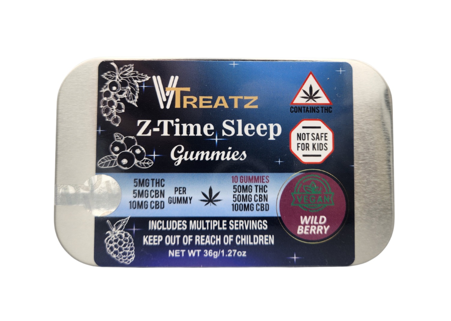 Photograph of product: Z-Time Sleep | Gummies | 50mg