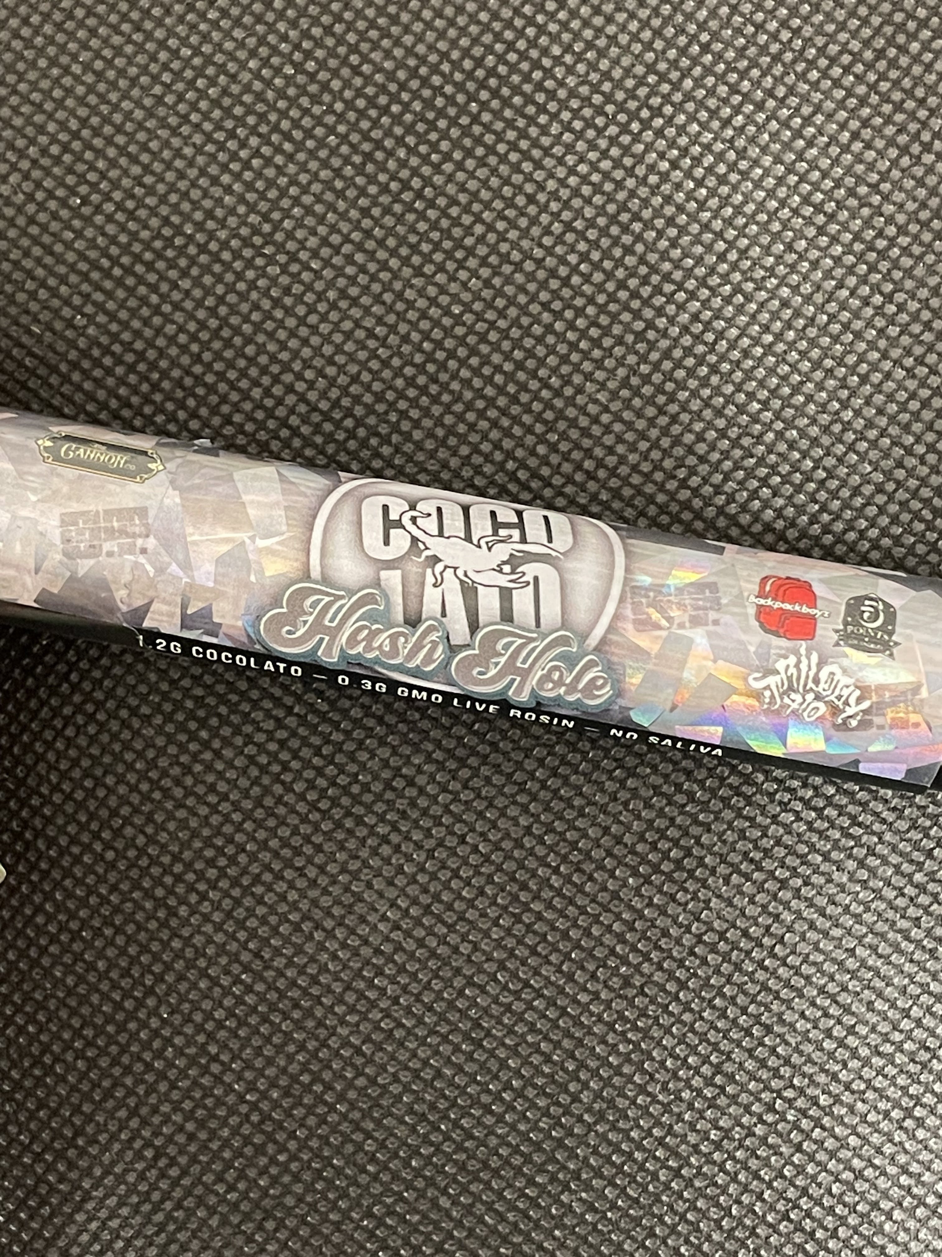 Photograph of product: Coco-Lato x GMO au chocolat Hole 1.5g | Backpack Boyz x Trilogy 710