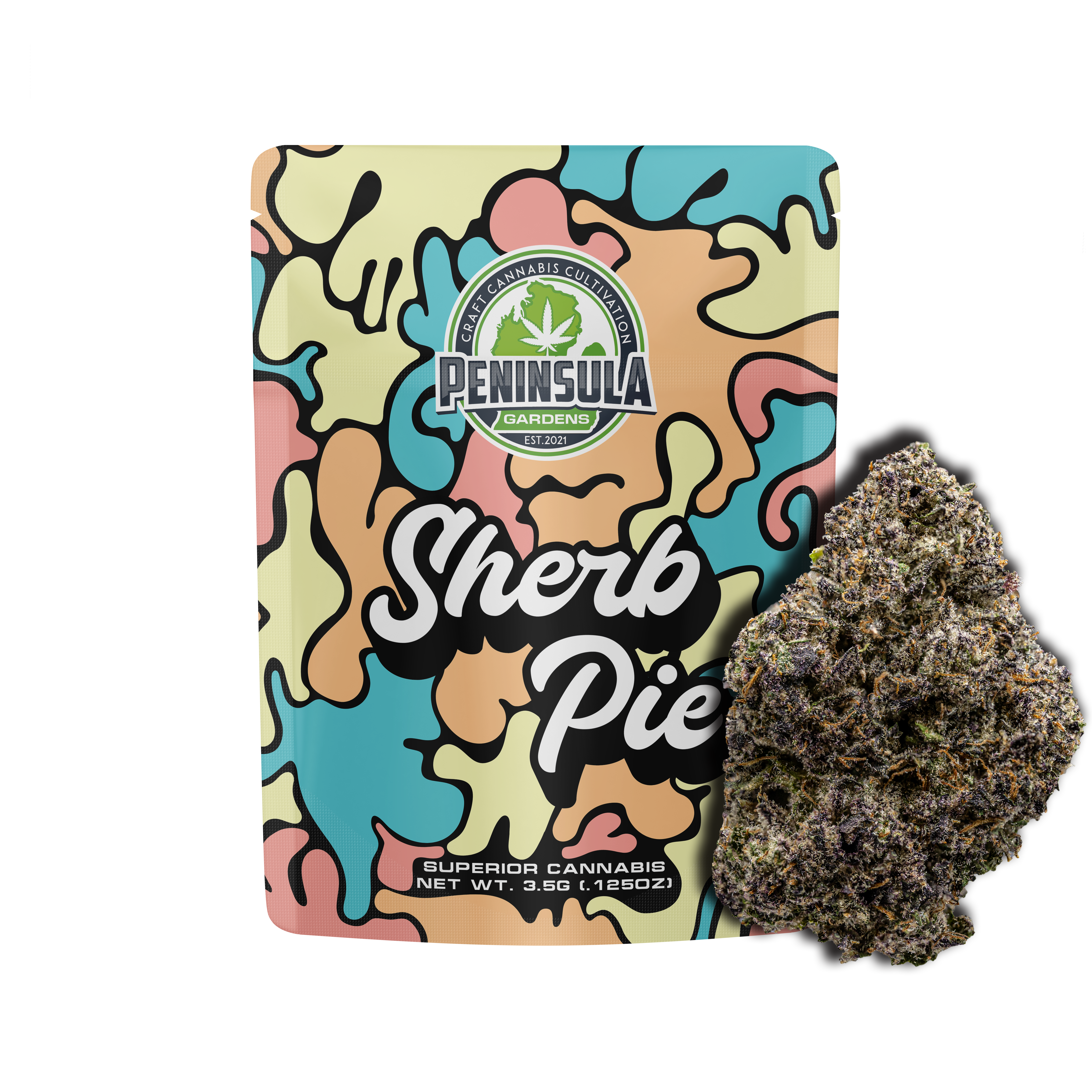 Photograph of Product: Peninsula Gardens Sherb Pie - 3.5g