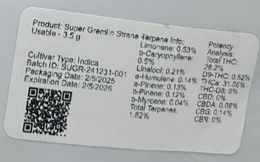 Photograph of Product: Strane Super Gremlin 3.5g