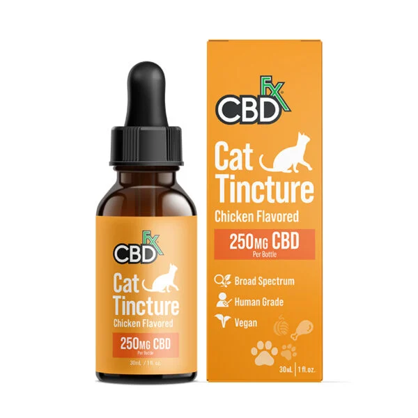 Photograph of product: CBD FX - Cat CBD Tincture (Chicken Flavored) - 250mg 30mL