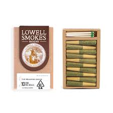 Photograph of product: Lowell Quicks Full Service Gas Oui'd Blend Pre Rolls 10 Pack 3.5g