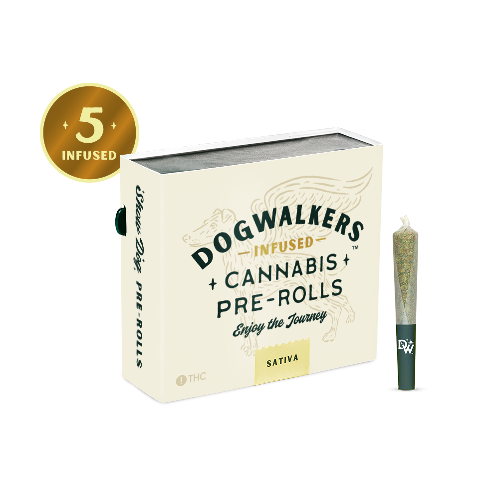 Photograph of product: Lemon Drip Infused Pre-Roll 5pk | Dogwalkers |