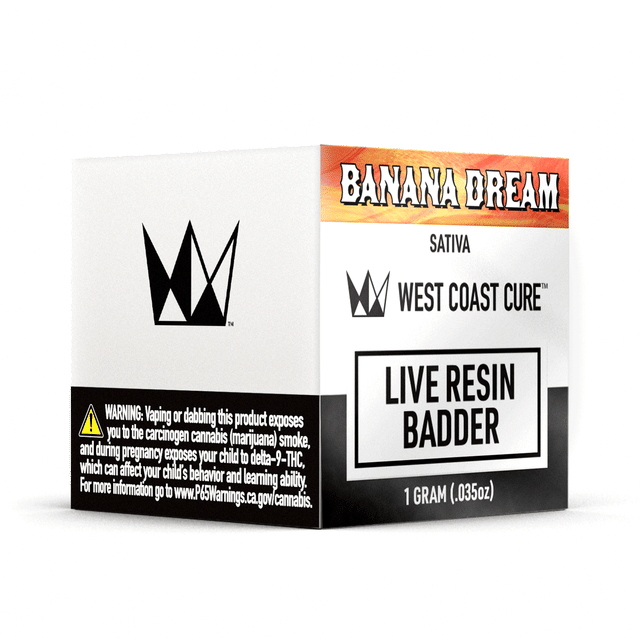 Photograph of product: Banana Dream | 1G Live Resin Badder