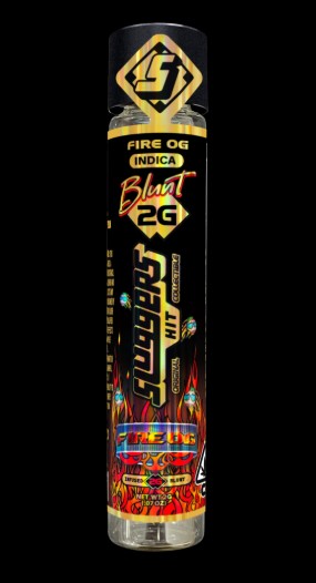 Photograph of product: Fire OG | Rosin & Diamond Infused Hemp Blunt