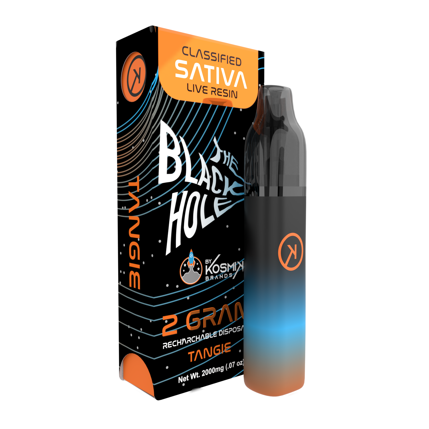 Photograph of product: Tangie Black Hole Disposable | 2g