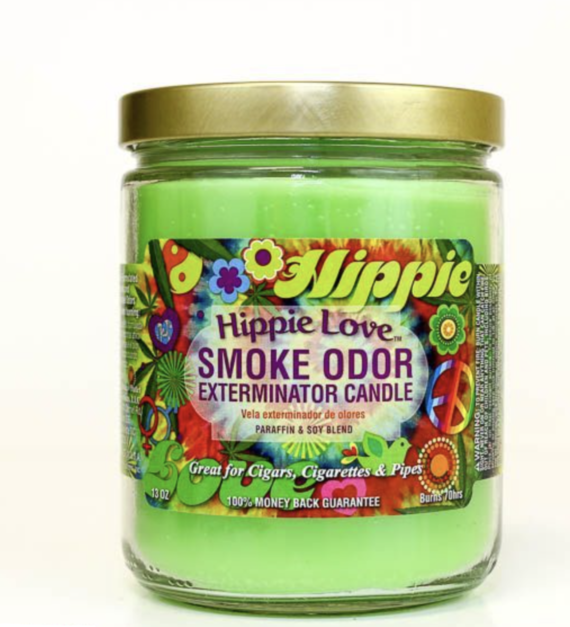 Photograph of product: Hippie Love Smoke Odor Candle