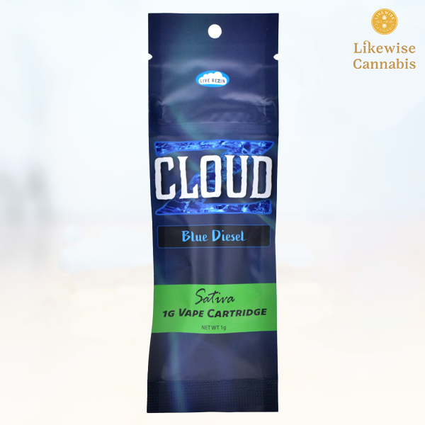 Photograph of product: BLUE DIESEL 1G LIVE RESIN CARTRIDGE
