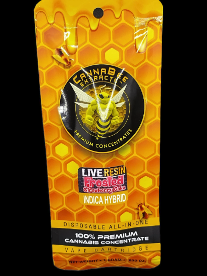 Photograph of product: Cannabee Extracts Live Resin All-in-One Vape - Lemon Cherry Gelato