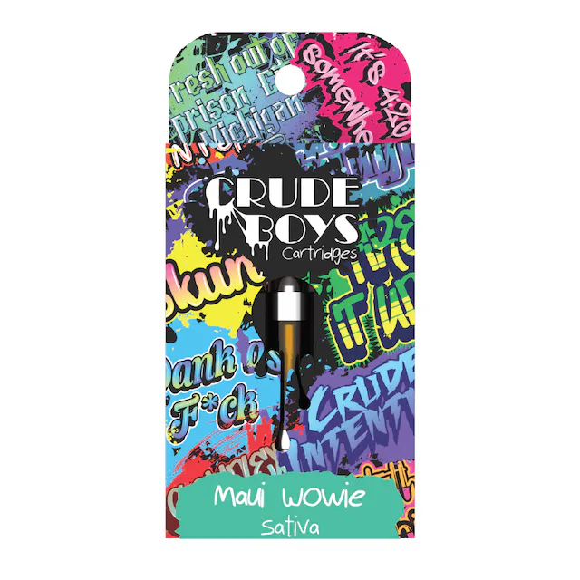 Photograph of product: CRUDE BOYS | Vape Cartridge | Maui Wowie