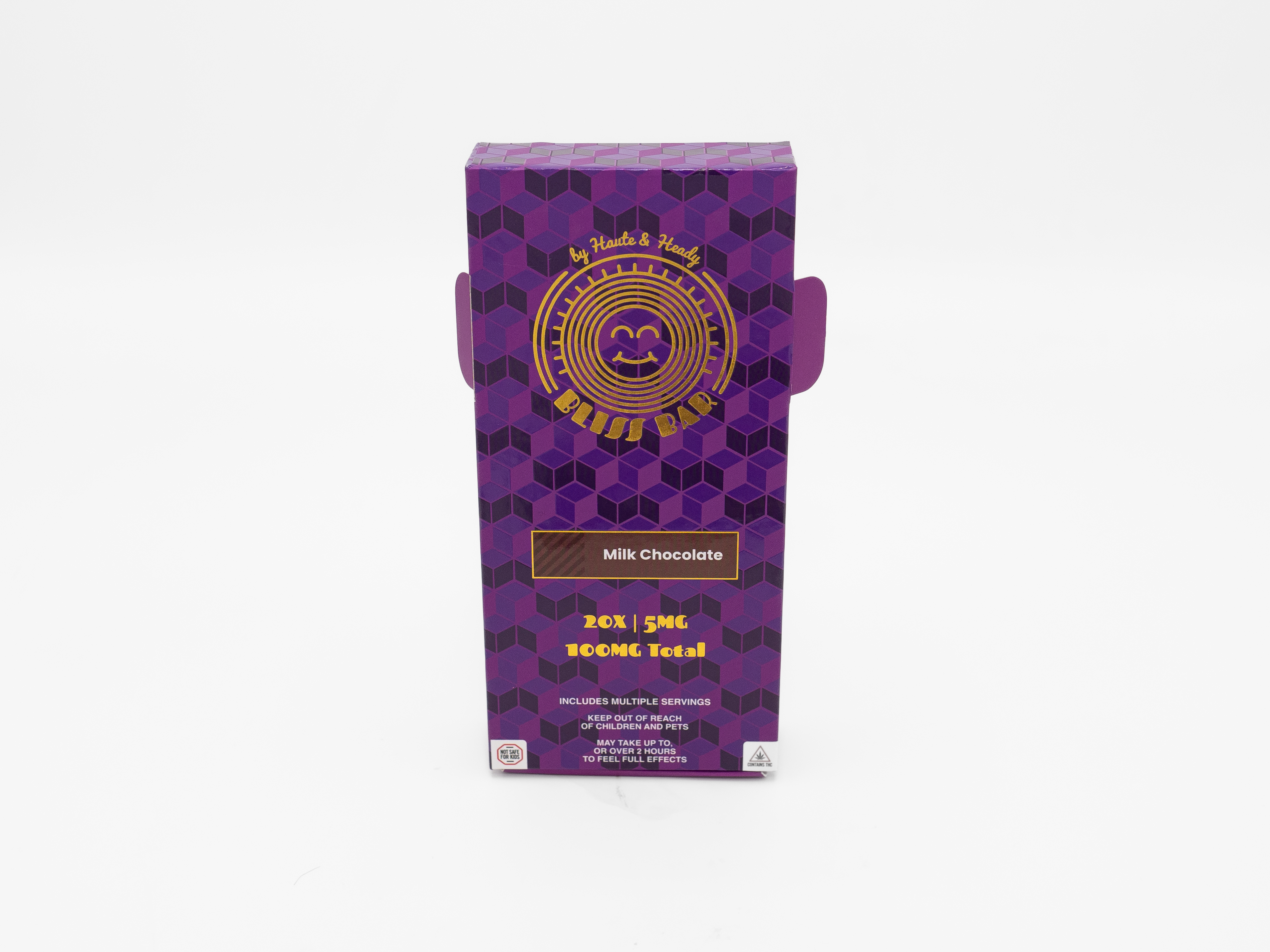 Photograph of product: Bliss Bar - Milk Chocolate - 100mg