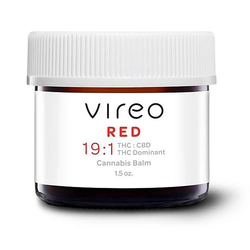 Photograph of product: Red Balm 19:1 | 95mg TH-oui | 4mg CBD | 99mg