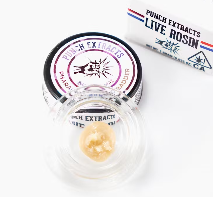 Photograph of product: Punch Extracts Pharoah Amarelo Tier 3 Live Rosin 1g