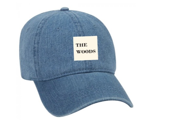 Photograph of product: Dad Hat Navy Demin Woods Logo