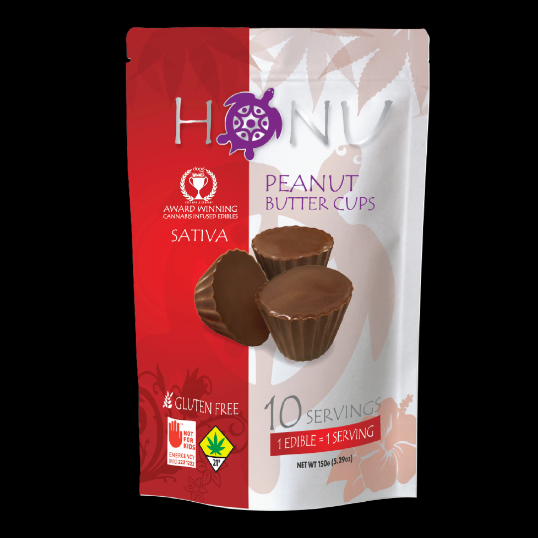 Photograph of product: (S) Peanut Butter Cup 10pk Edible Honu