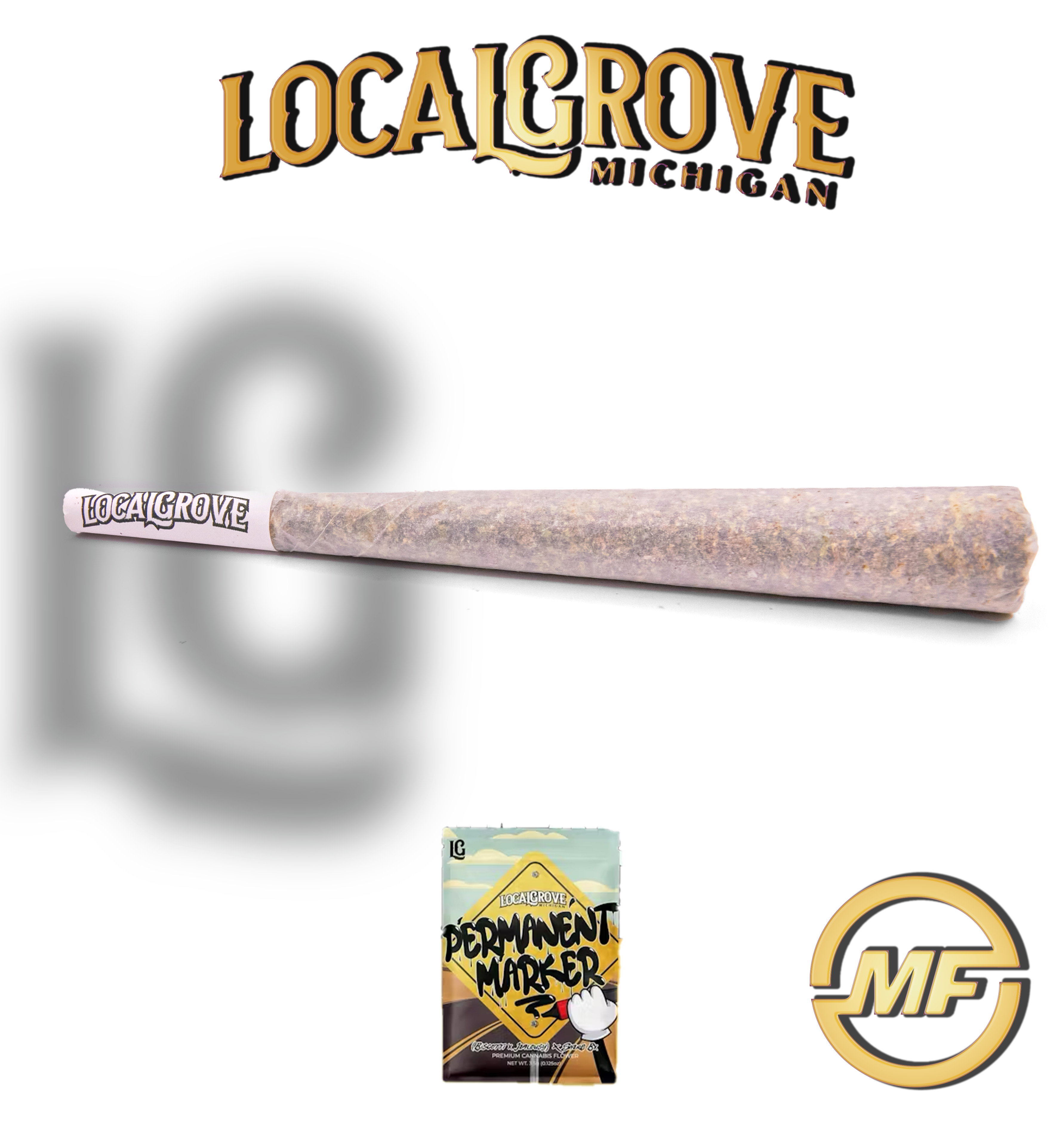 Photograph of product: Local Grove | Permanent Marker | Premium Pre-Roll | 1g