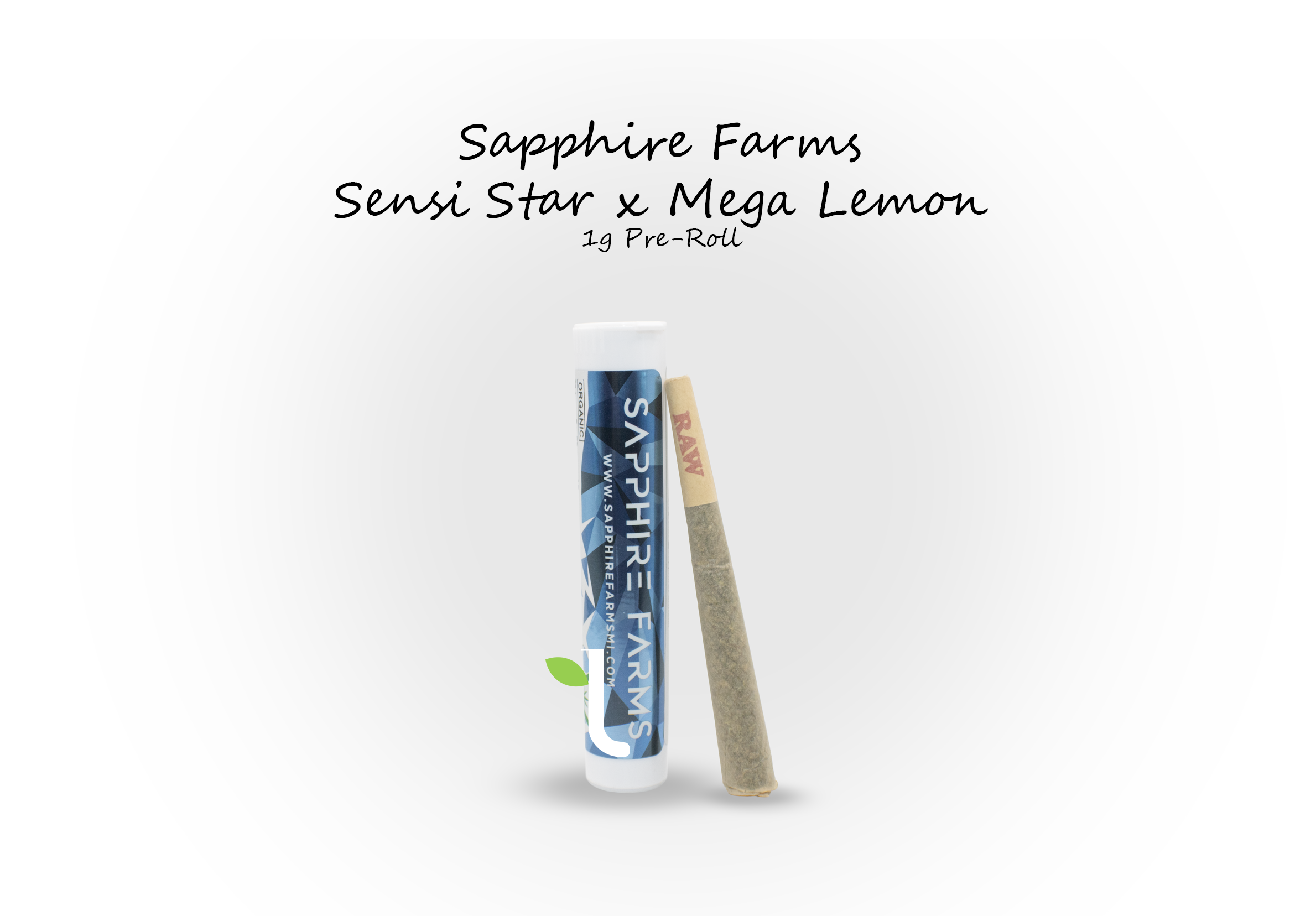 Photograph of product: Sapphire Farms | Sensi Star x Mega Lemon | Pre-Roll 1g