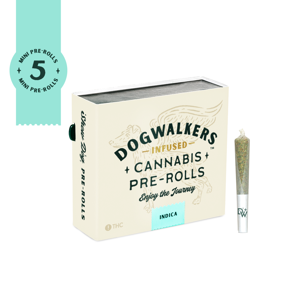 Photograph of product: Dogwalkers - Infused Pre-Rolls Animal Face 5pk - 2.25g