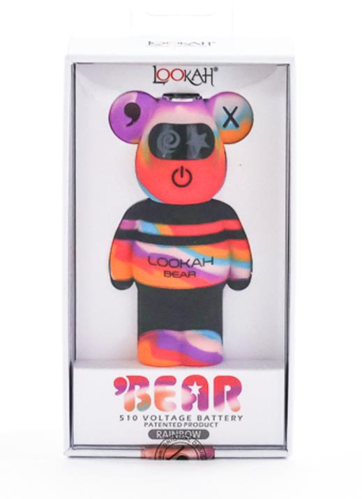 Photograph of product: Lookah Bear 510 Variable Battery - Rainbow TieDye