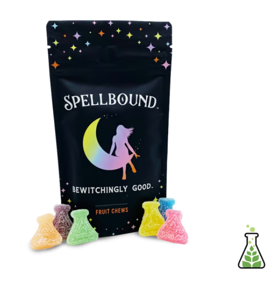 Photograph of product: Spellbound Mixed Flavor Fruit Chews 4.5-5.5mg 20pk