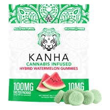 Photograph of product: WATERMELON HYBRID GUMMIES - 100MG (10PK)