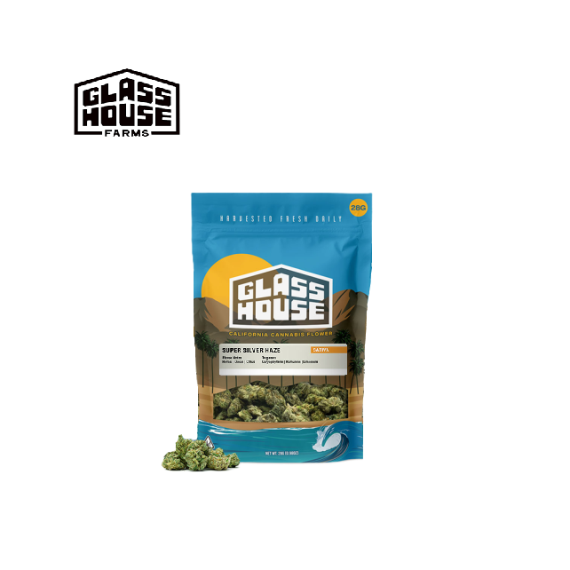 Photograph of product: SUPER SILVER HAZE 28G SMALLS