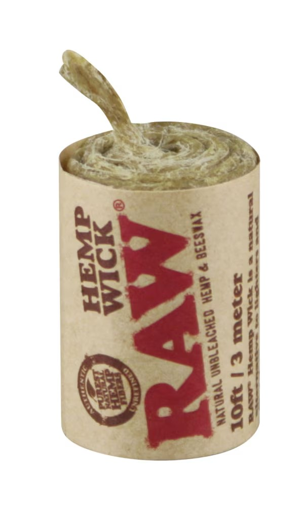 Photograph of product: RAW Natural & Unbleached Hemp Wick 10ft