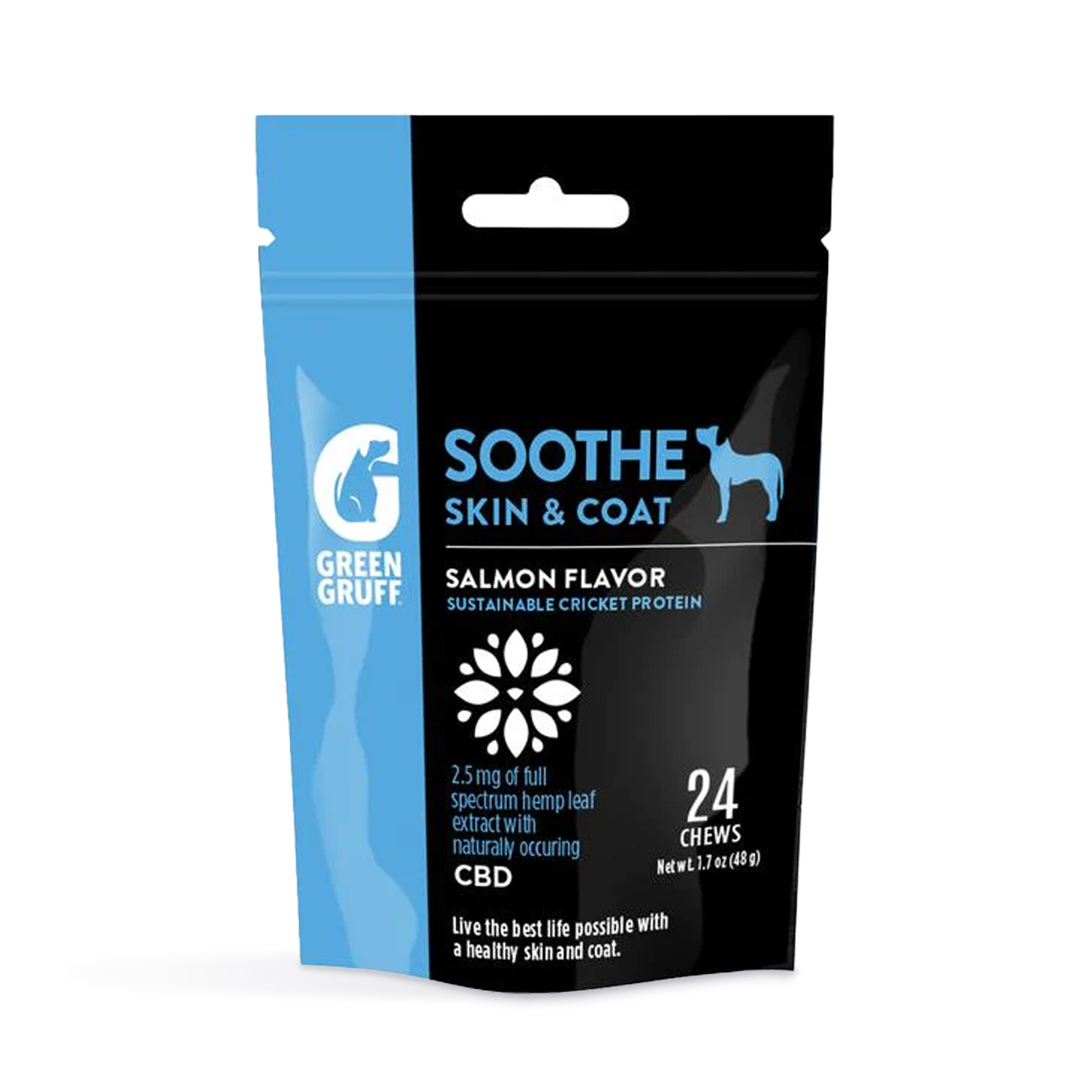Photograph of product: SOOTHE Skin & Coat Plus CBD Soft Chew Bag