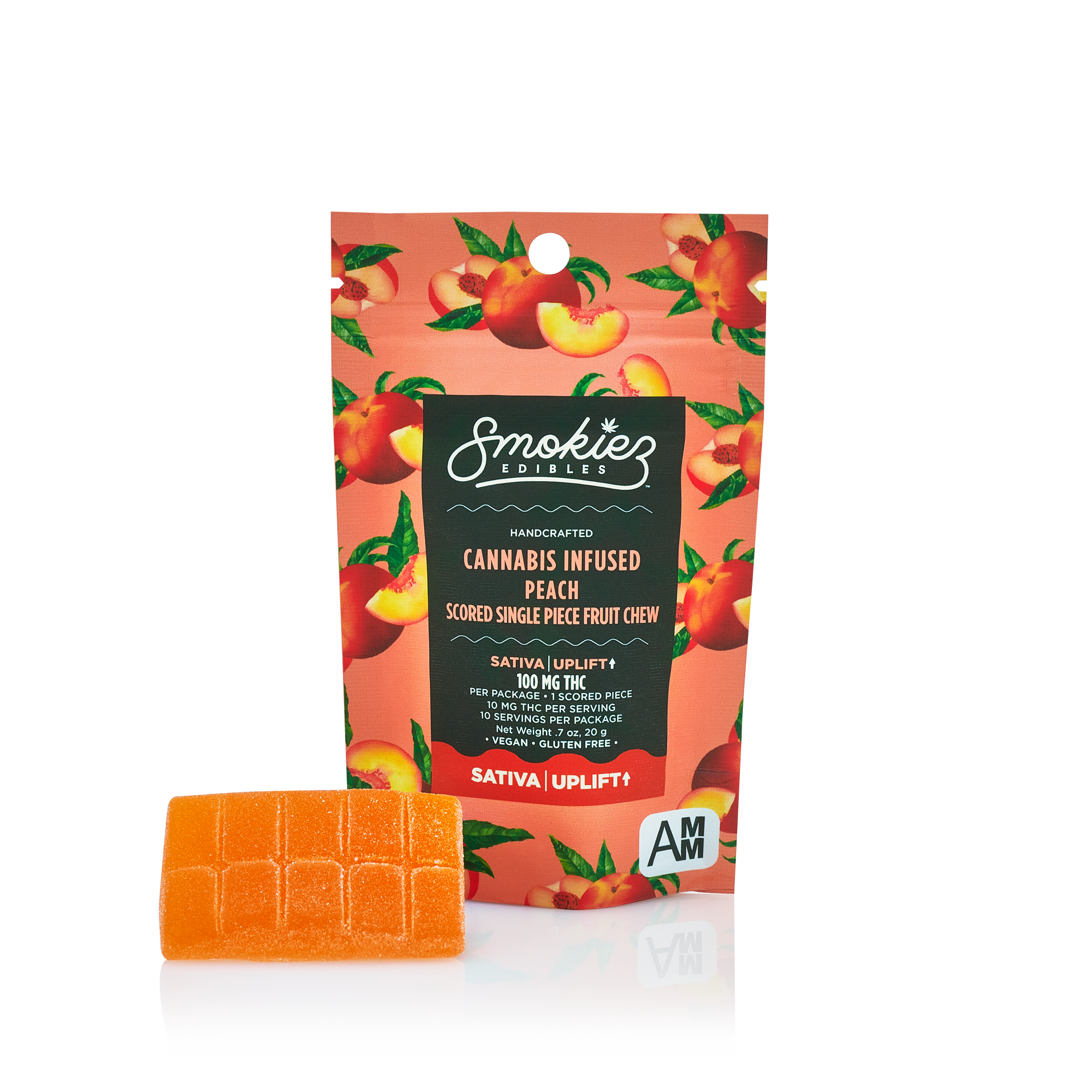 Photograph of product: Peach Sweet Oui'd Gummies