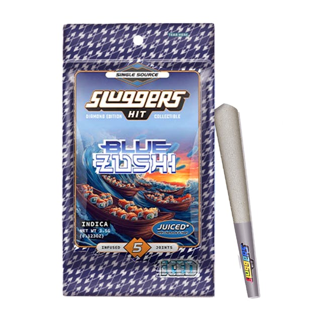 Photograph of product: Blue Zushi (H) - 5pk Infused Prerolls - Blue Zushi (H)