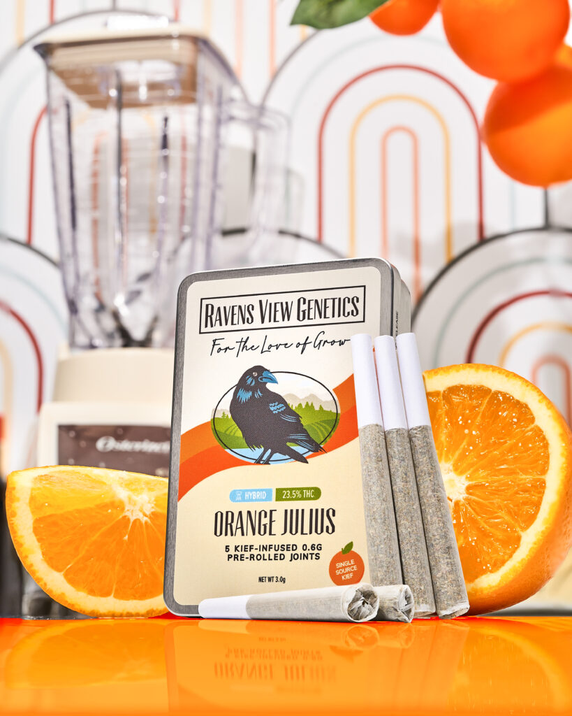 Photograph of product: Orange Julius | Kief-Infused 5 Pack