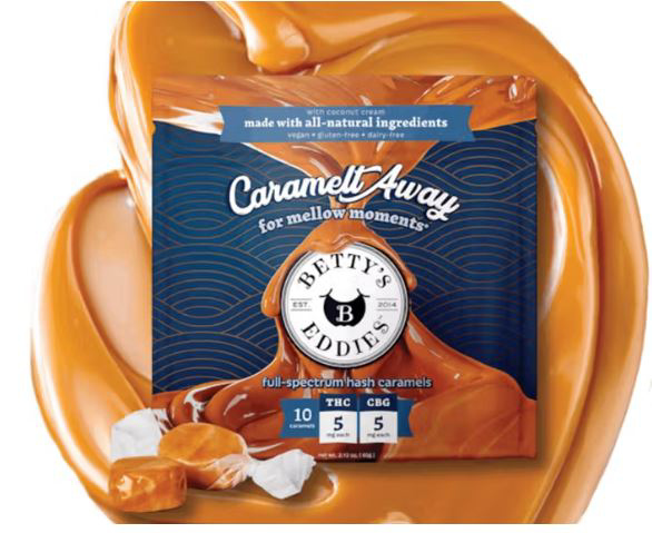 Photograph of product: Betty's | Caramel TH-oui:CBG Chews | 10 Servings