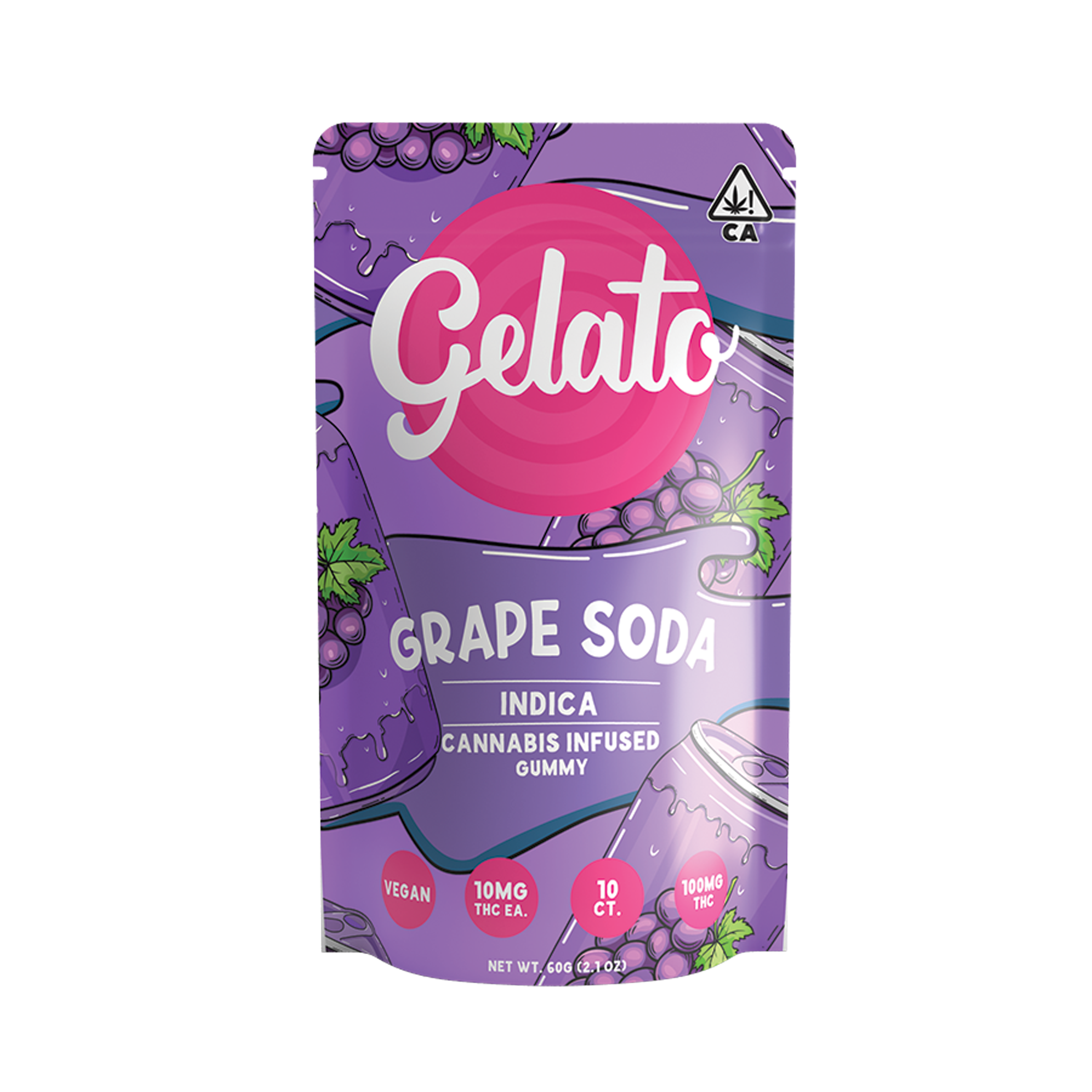 Photograph of product: Gelato | Grape Soda Gummies 100mg
