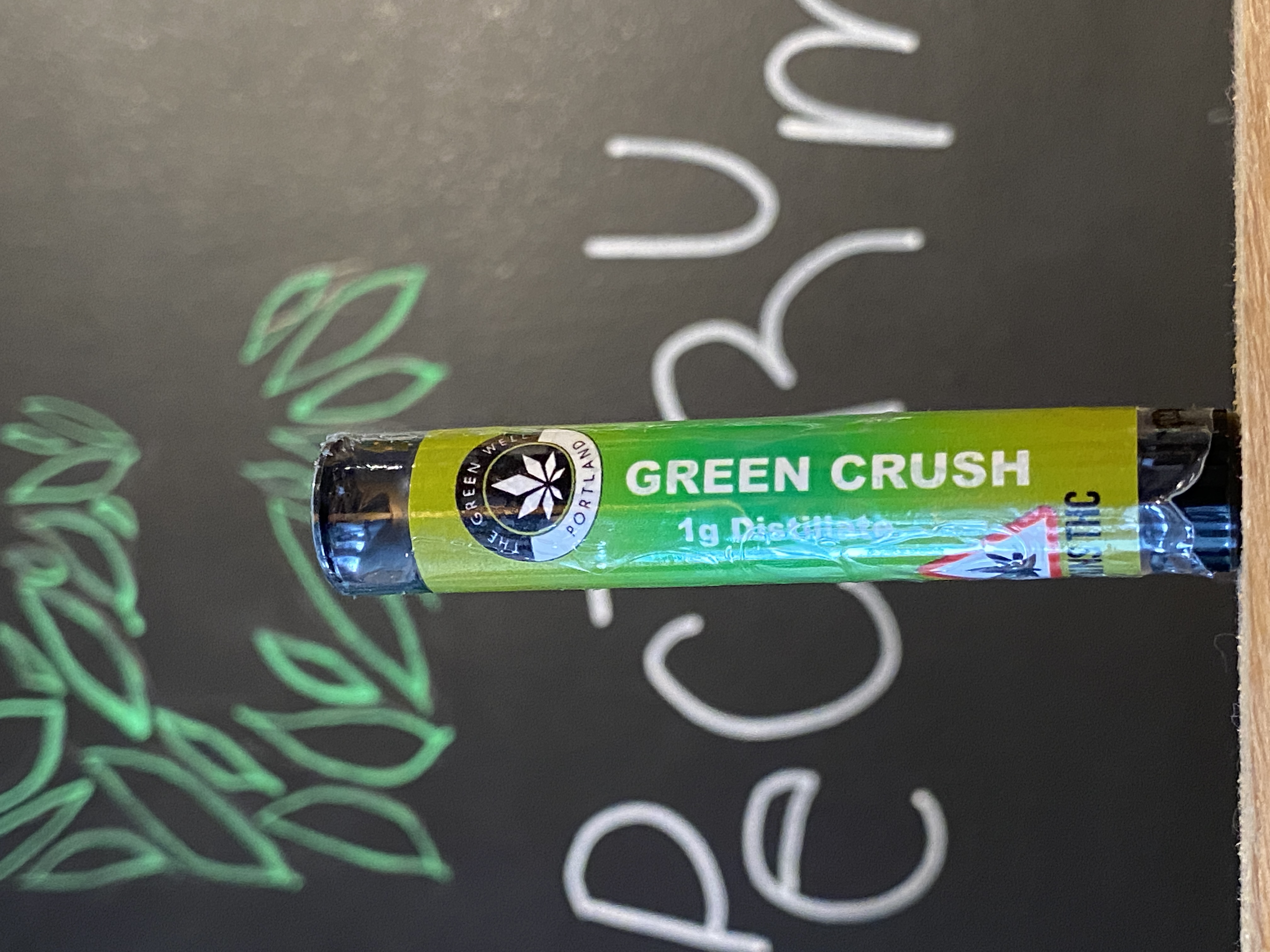 Photograph of product: The Green Well | Green Crush | Distillate Cartridge