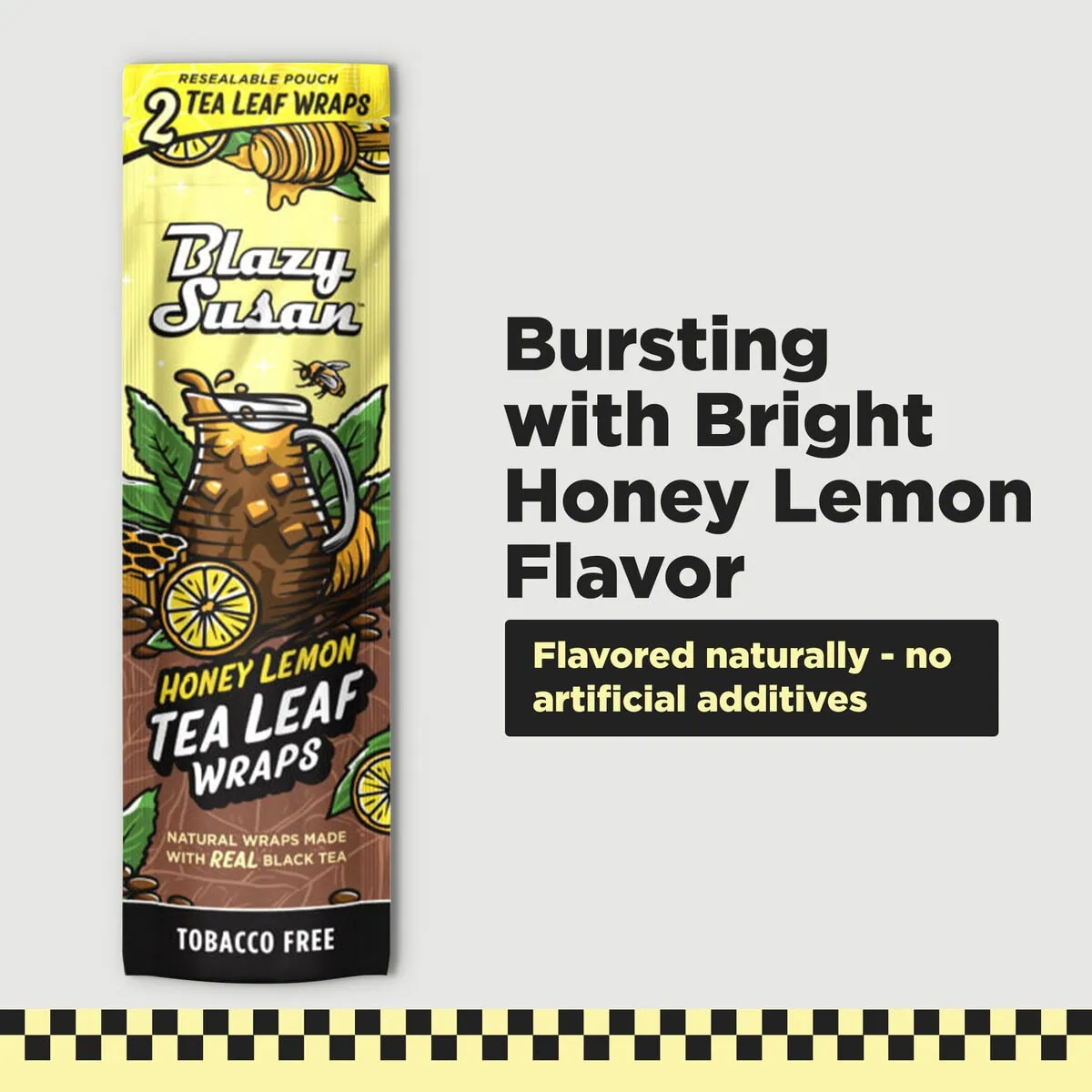 Photograph of product: Wraps - Blazy Susan - Black Tea Leaf (Honey Lemon)